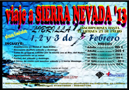 VIAJE A SIERRA NEVADA 2013