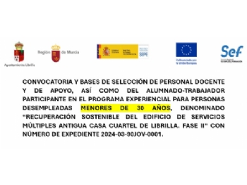 PROGRAMA EXPERIENCIAL PARA PERSONAS DESEMPLEADAS                                  - MENORES DE 30 AÑOS -