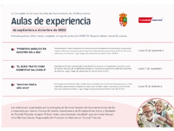 TALLERES DIRIGIDOS A PERSONAS MAYORES